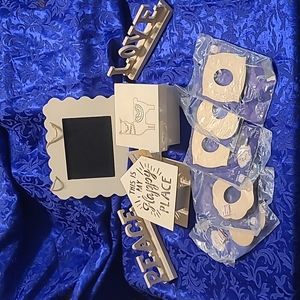 NWT/NWOT Mixed 10-piece Unfinished Wood Craft Lot to DIY Paint & Decorate!